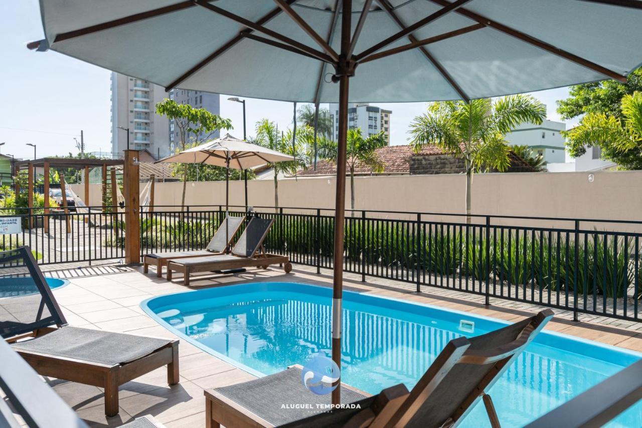 Apartamentos Completos A 15Min Beto Carreiro Com Wi-Fi Churrasqueira Em Condominio Com Piscina Portaria 24H Ideal Para Familia Piçarras Eksteriør billede