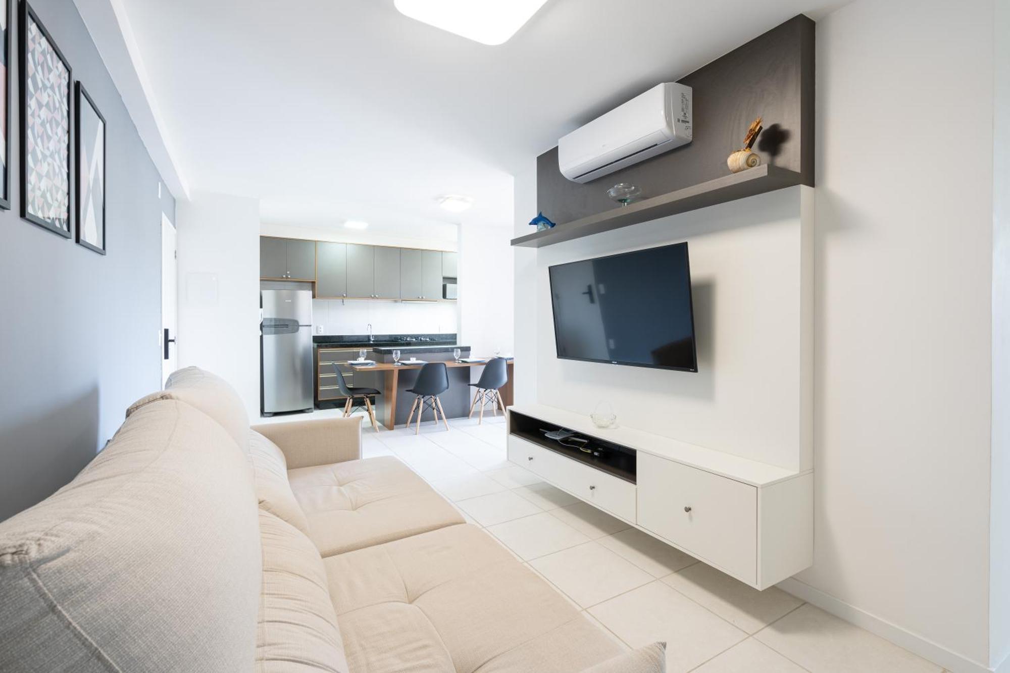Apartamentos Completos A 15Min Beto Carreiro Com Wi-Fi Churrasqueira Em Condominio Com Piscina Portaria 24H Ideal Para Familia Piçarras Værelse billede